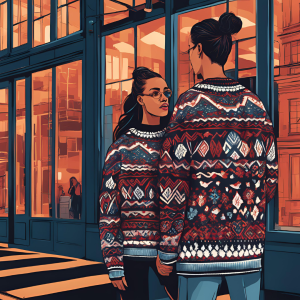 Norweger Pulli Farbig